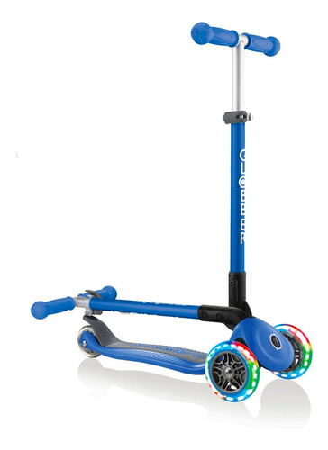 Scooter Niño Azul Elite Prime Foldable Lights Globber