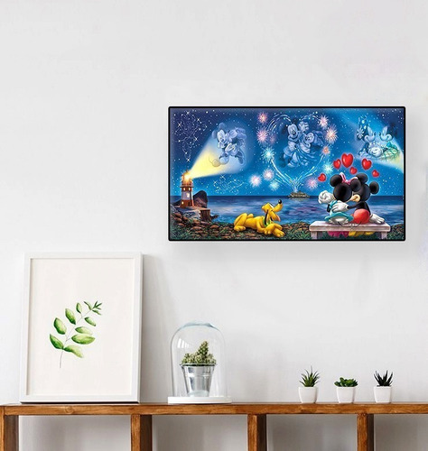 Imagen 2 de 4 de Diamond Painting Mickey Minnie Pluto Disney 4mybebe