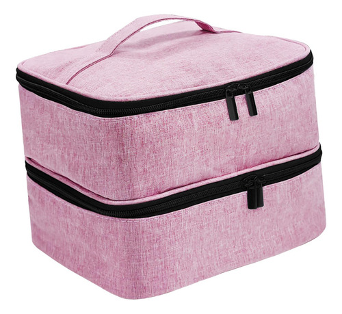 Bolsa De Almacenamiento, Estuche Organizador De Esmalte Rosa