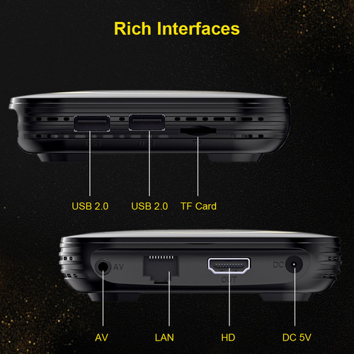 4 Gb+32 Gb Caja De Tv Smart Tvbox Android 12 Dual Wifi