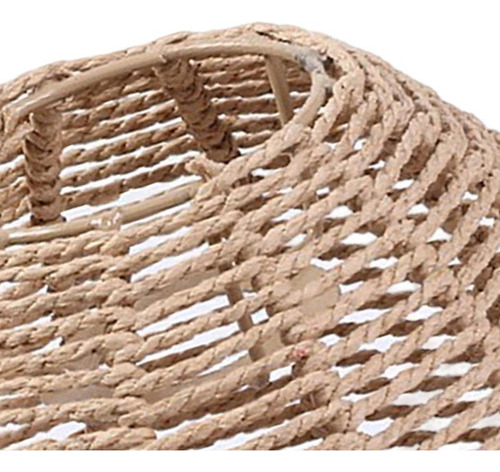 4x Pantallas De Lámpara Colgante Cuerda De Papel Pantalla