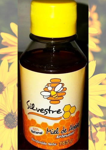 Miel De Abejas Silvestre 165 Gr - Unidad a $36