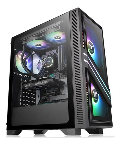 Gabinete Pc Gamer Thermaltake Versa T35 Rgb Vidrio Templado!