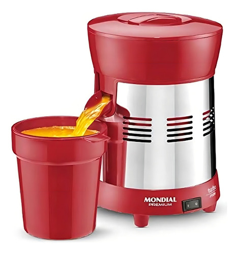Extrator Mondial E-24 Turbo Premium 250w Red Bi - 9720-01