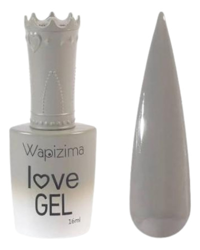 Gel Semipermanente Wapizima Love Para Uñas Color A Elegir 7 Gris