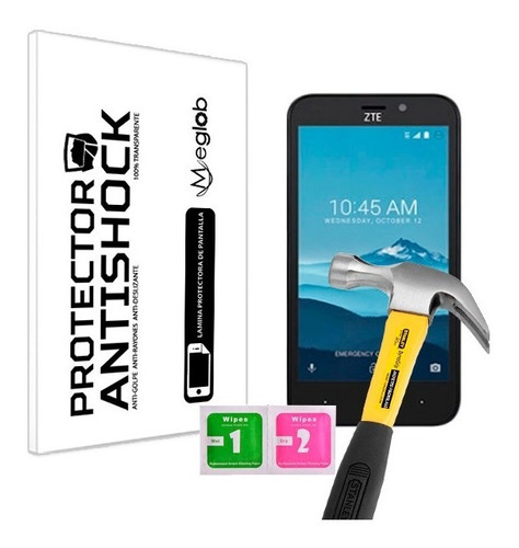 Protector De Pantalla Antishock Zte Avid Trio