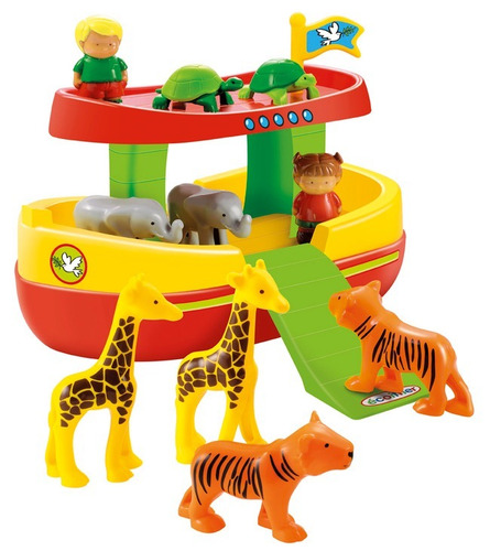 Imagen 2 de 4 de Arca De Noé Animales Muñecos Antex - Arbrick 9048