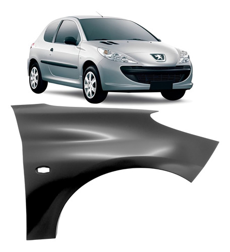 Paralama Peugeot 207 2008 A 2012 Lado Direito