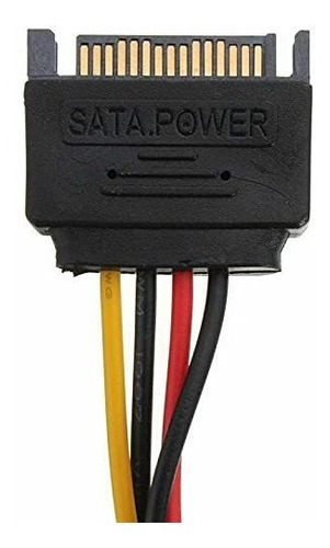 Sata Power Macho Molex Hembra Adaptador Convertidor Cable 6