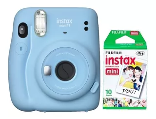 Camara Fujifilm Instax Mini 11 Sky Blue + 20 Fotos