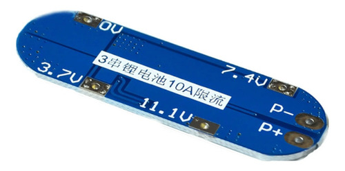 Imagem 4 de 8 de 5 Pcs Placa Proteção Bms 3s 10a Carregador Bateria Lítio Nfe