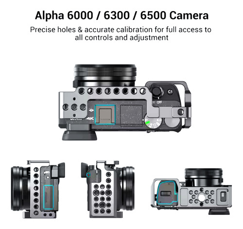 Caga Gaiola Smallrig 1661 Para Sony A6300 A6400 A6500