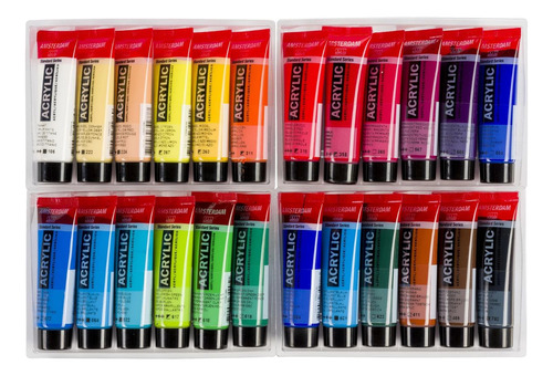 Acrílico Amsterdam Set 24 Colores 20ml Selección General