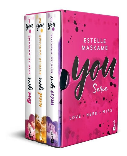 Estuche Serie You: Love, Need, Miss - Estelle Maskame