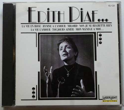 Edith Piaf Cd La Vie En Rose Laserligth Imp. (v1) 