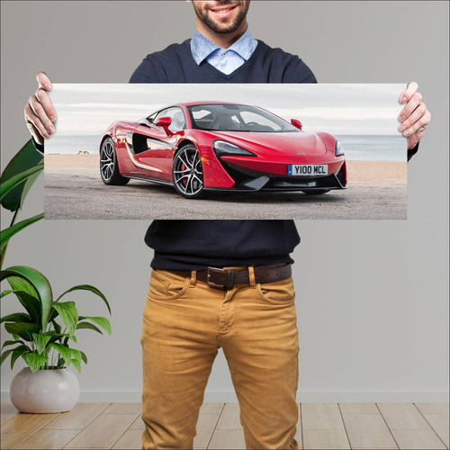 Cuadro 30x80cm Auto 2016 Mclaren 570s Us Auto 167