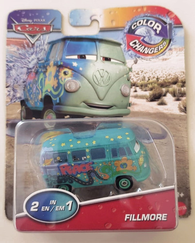 Disney Pixar Cars Fillmore Color Changers (cambia De Color)