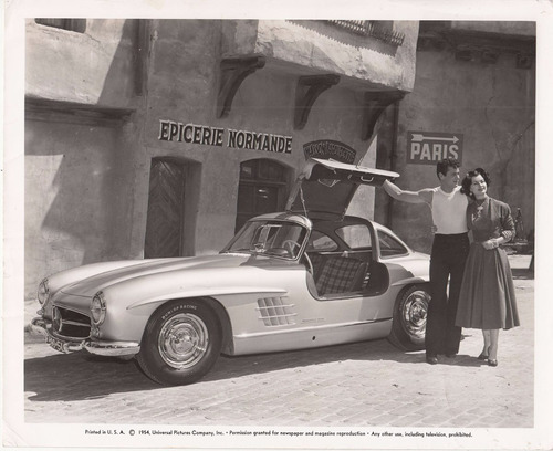 1954 Fotografia Automovil Mercedes Benz 300 Sl Gullwing 2