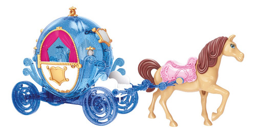 Imagen 4 de 9 de Carruaje Y Princesa Con Luz Y Sonido Simil Princesas Disney