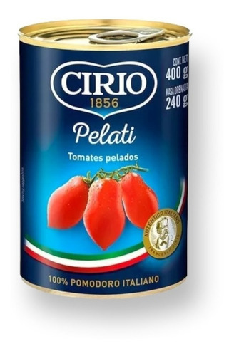 Tomates pelados *400g Cirio Can