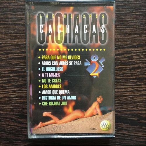 Las Mejores Cachacas Vol 2 Cassette Nuevo