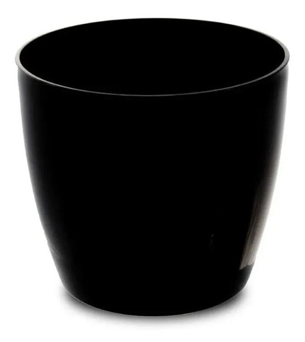 Maceta Plastica Premium N°18 T-design Interior Exterior Color Negro