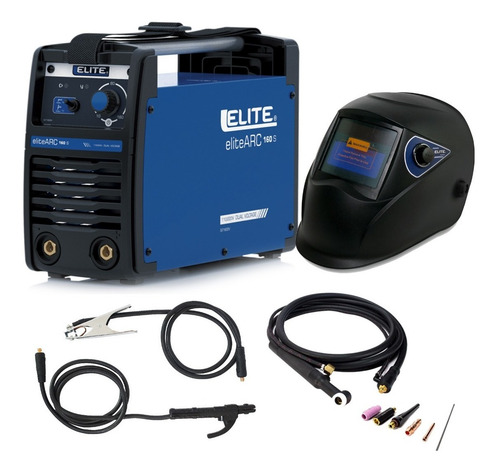 Kit Soldadora Inversor 160a + Careta + Antorcha Tig Elite