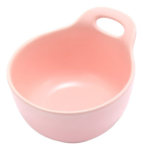 Bowl Con Agarradera Rosado