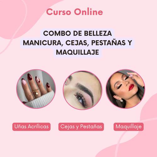 Curso De Uñas, Cejas, Pestañas Y Automaquillaje
