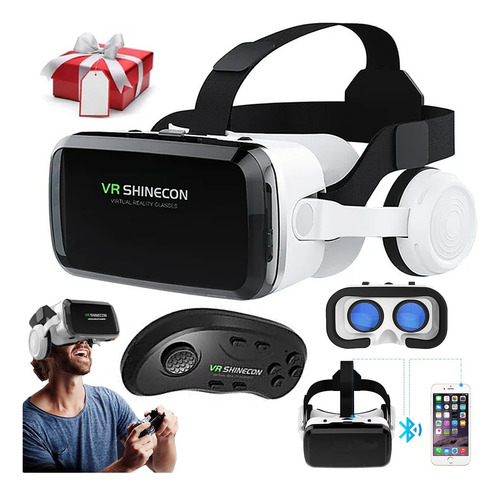 Gafas De Realidad Virtual Vr Con Auriculares Y Controlador