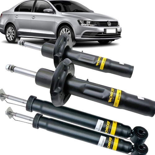 Amortecedor Dianteiro + Traseiro Jetta 2.0 8v Flex (furo 10mm P/ Suspensão Dependente)