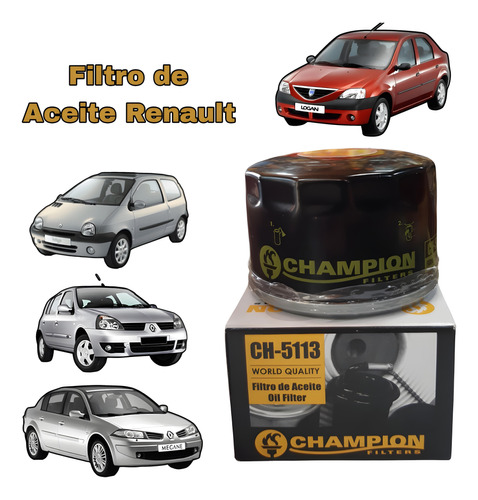 Filtro De Aceite Clio/gala/kangoo/logan/scnic/twingo/megane