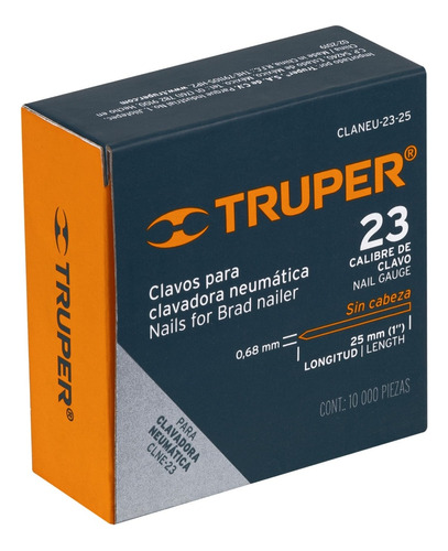 Clavos Para Clavadora Neumática Cal 23 1 Truper