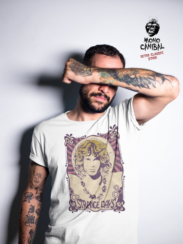 Camiseta Rock Metal Clasico Jim Morrison The Doors R1 Unisex