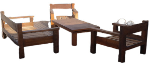 Sillon Americano Con Apoya Brazos 180x77x80 + Mesa Ratona