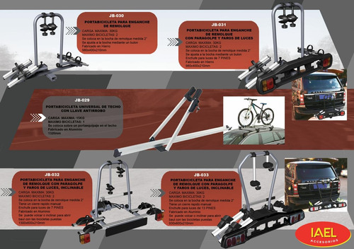 Porta Bicicleta Enganche Bocha Remolque Paragolpe Faros Iael