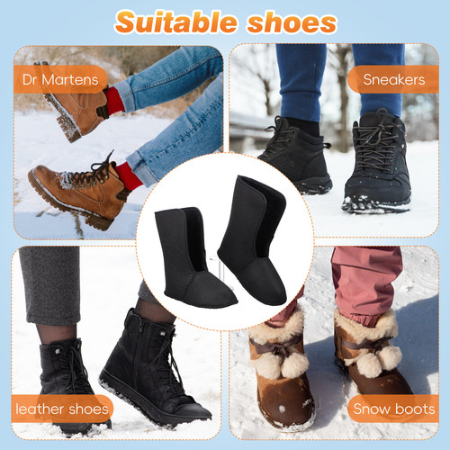 1 Par De Insertos Térmicos Suaves Para Botas Con Forro Polar