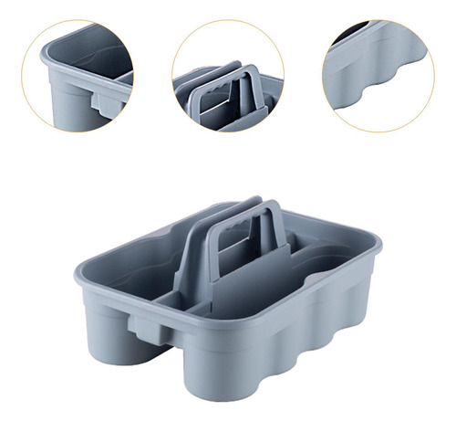 Organizador De Herramientas Canasta De Cesta Pequeño Gris