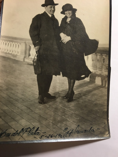Foto Fila. Amengual, Rambla Mar Del Plata 1922