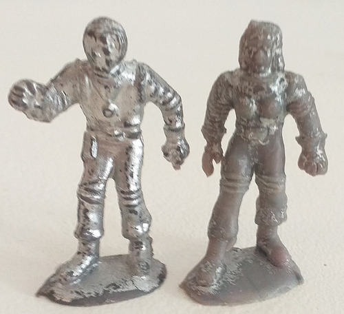 Imagen 4 de 6 de Lote X 5 Astronauta Soldadito Figura Muñeco Retro Vintage