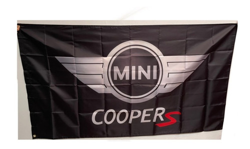 Bandera Banner Mini Cooper 91 X 152 Cm