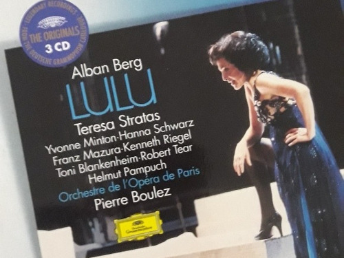 Lulu De Alban Berg Por Pierre Boulez Box-set 3 Cds