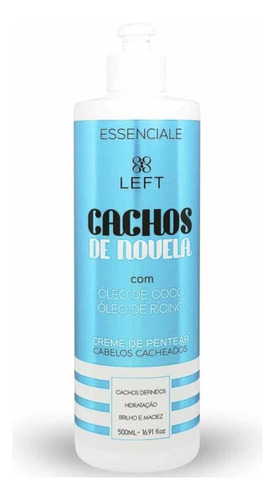 Creme De Pentear 500ml Babosa Cachos De Novela Left