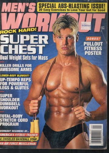 Men's Workout Septiembre 1998 Revista Masculina Deportiva
