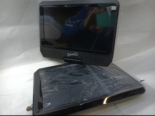 Dvd Portátil Con Tv Digital 9 Usb, Recargable, Giratorio.