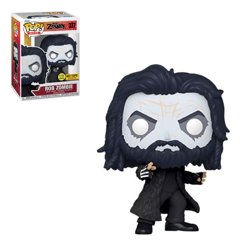 Funko Pop Rocks 337 Rob Zombie Glows In The Dark Exclusive