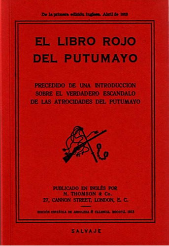 Libro El Libro Rojo Del Putumayo