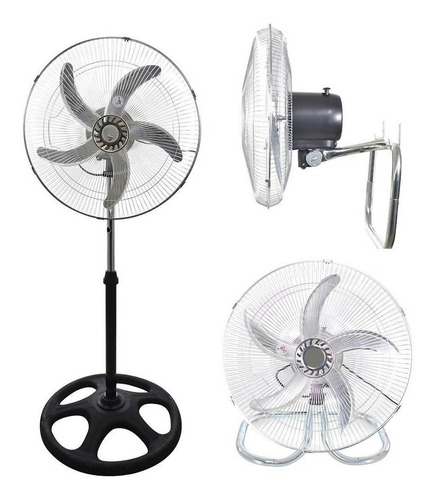 Imagen 9 de 11 de Ventilador De Pie, Pared Turbo 18 Pulgadas 105 Watts Oferta