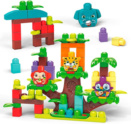 Casita De Arbol 100 Conbinaciones Musicales 60 Pz Mega Bloks