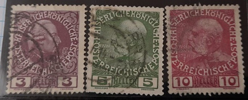 Sello Postal Austria - 1913 60 Aniversario De Jose I